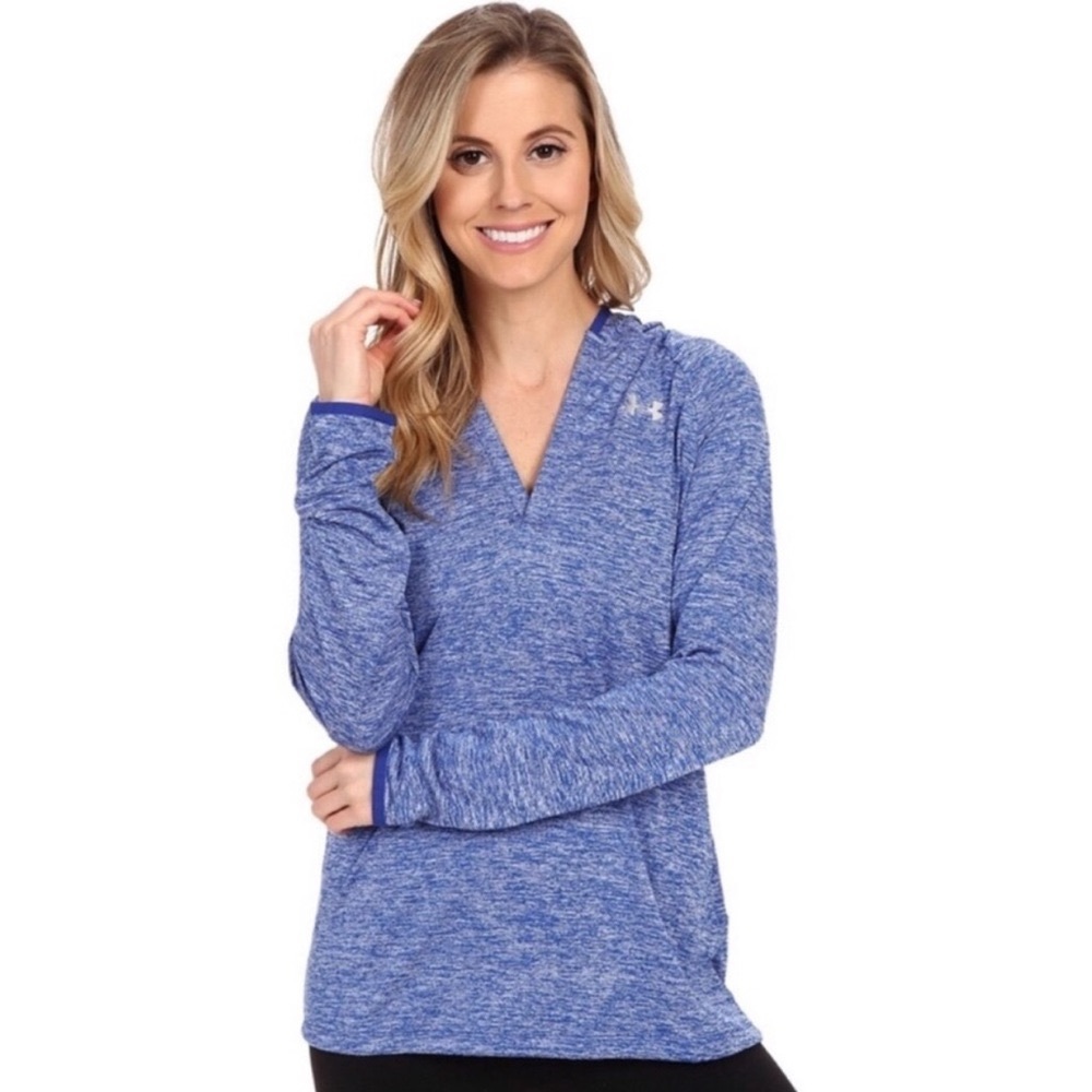NWT Under Armour Blue Tech Twist Hoodie